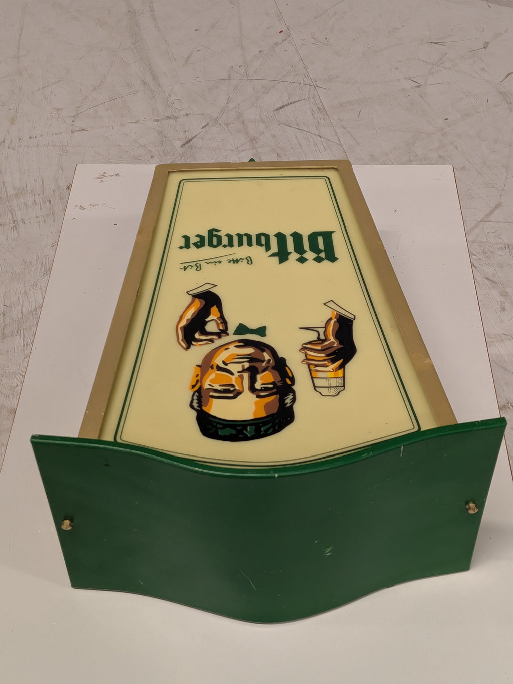 Bitburger wandlamp "Bitte ein Bit"