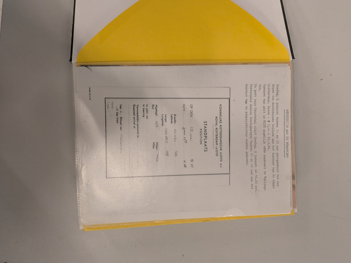 Boek Sibajak, Rotterdamsche Lloyd