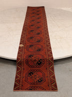 Oosterse loper rood, 420 cm