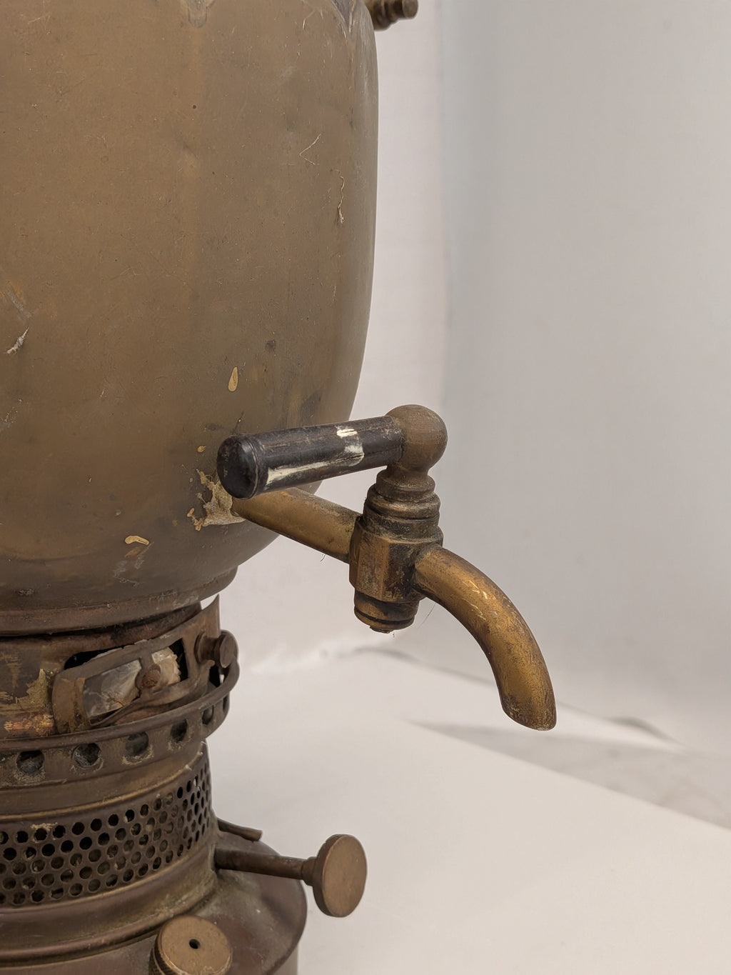 Russische samovar met theepotje, decoratief
