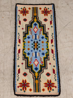 Vintage handgeknoopt kleedje, Oosters motief