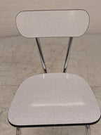 Formica keukenstoel grijs