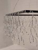Hanglamp zwart rechthoekig (set van 2)
