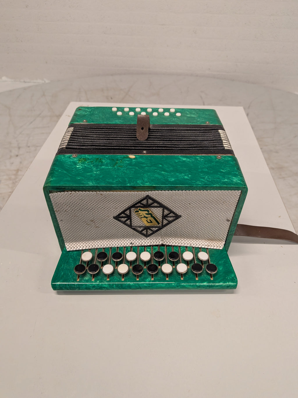 Homka kinderharmonica groen