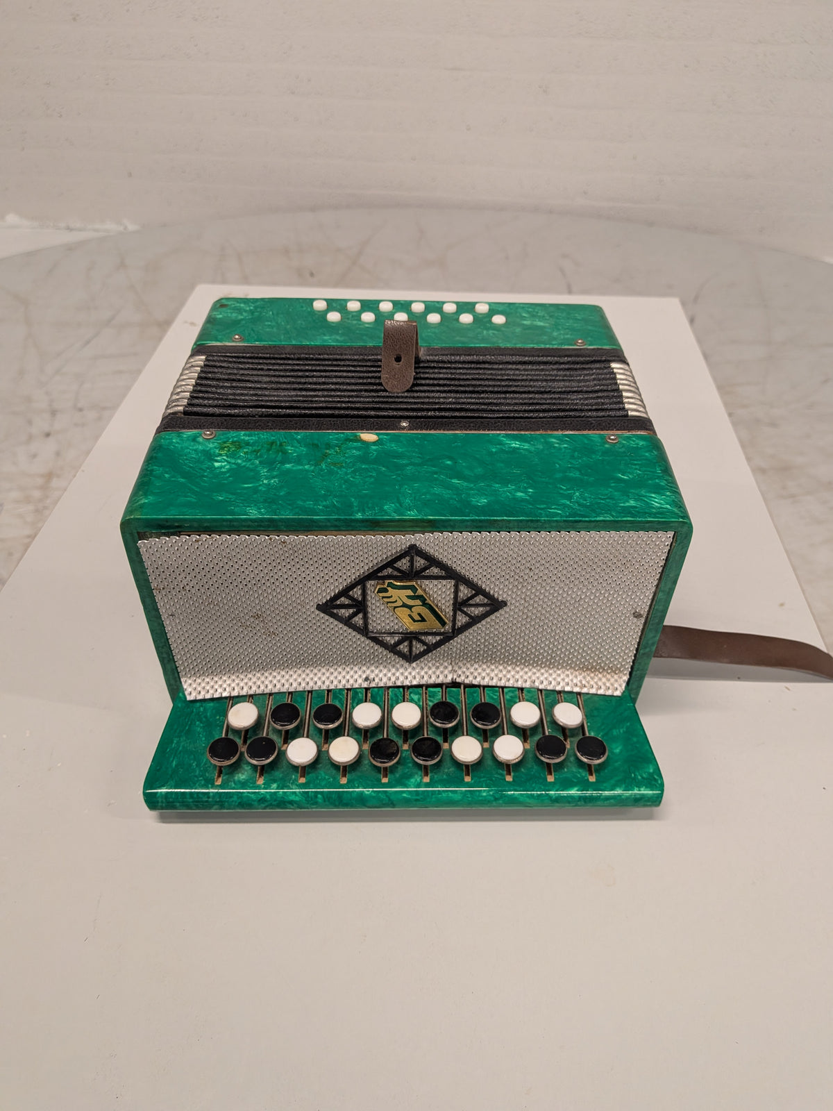 Homka kinderharmonica groen