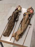 Wayang golek poppen (set van 2)