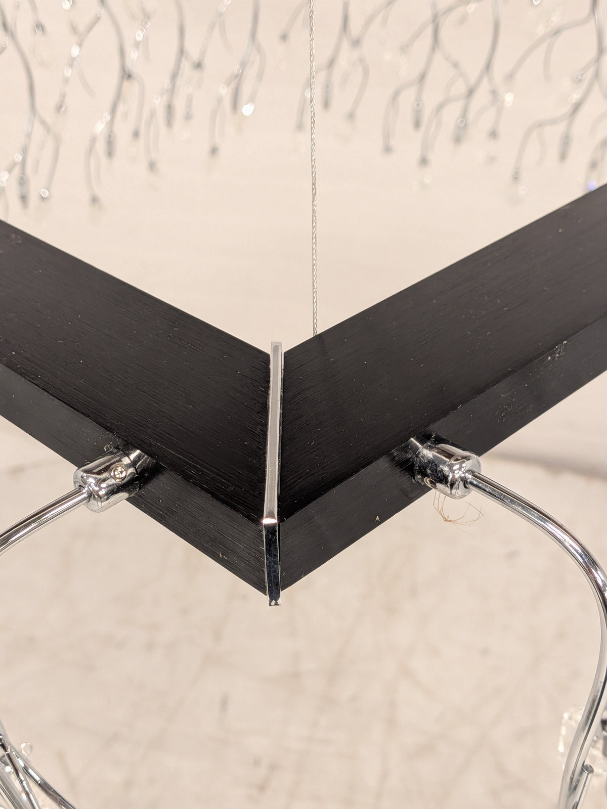 Hanglamp zwart rechthoekig (set van 2)