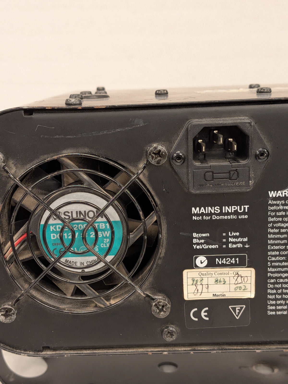 Martin Raptor lichteffect