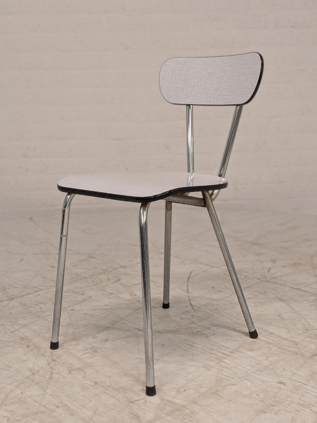 Formica keukenstoel grijs