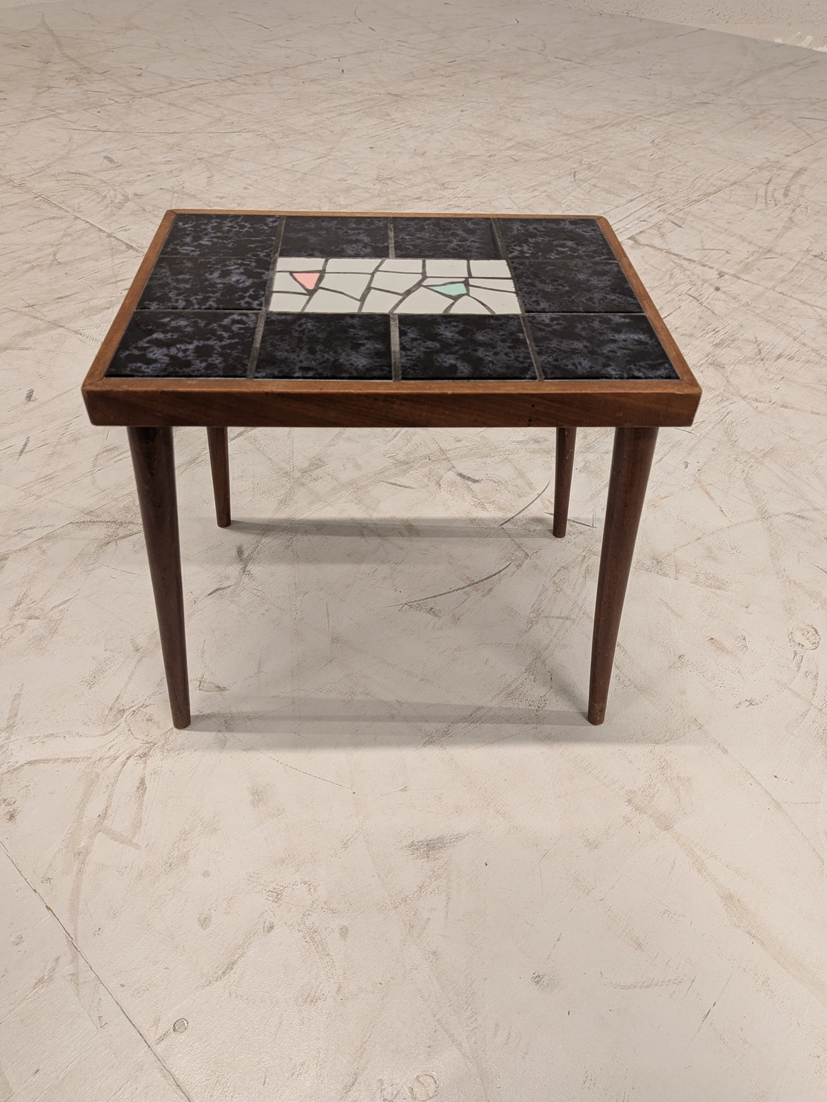 Mid-century bijzettafeltje mozaïek