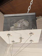 Hanglamp zwart rechthoekig (set van 2)