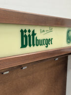 Bitburger vitrinekastje met verlichting