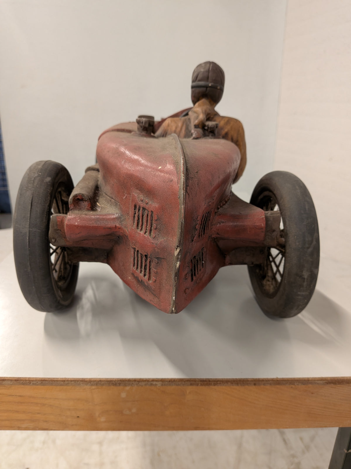 Groot model Bugatti Type 35 raceauto