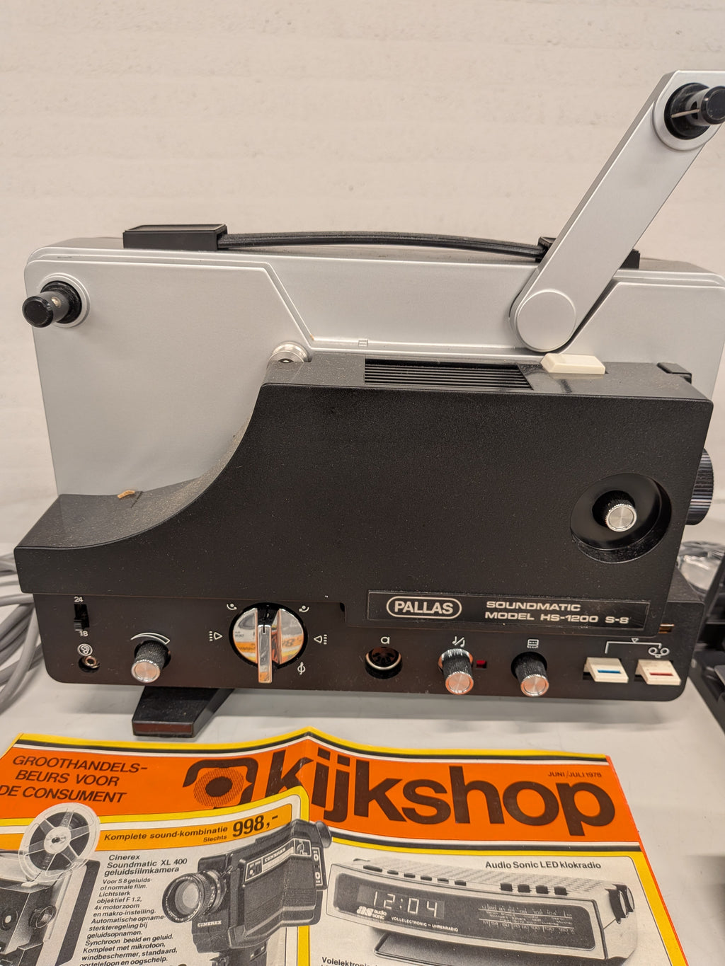 Pallas Soundmatic HS 1200 Super 8 projector in doos