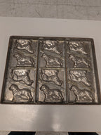Metalen chocoladevorm honden