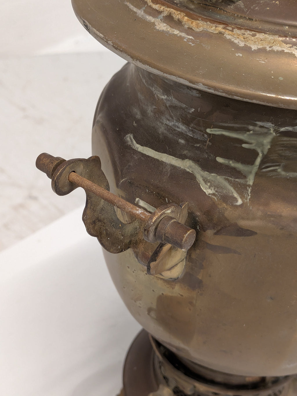 Russische samovar met theepotje, decoratief
