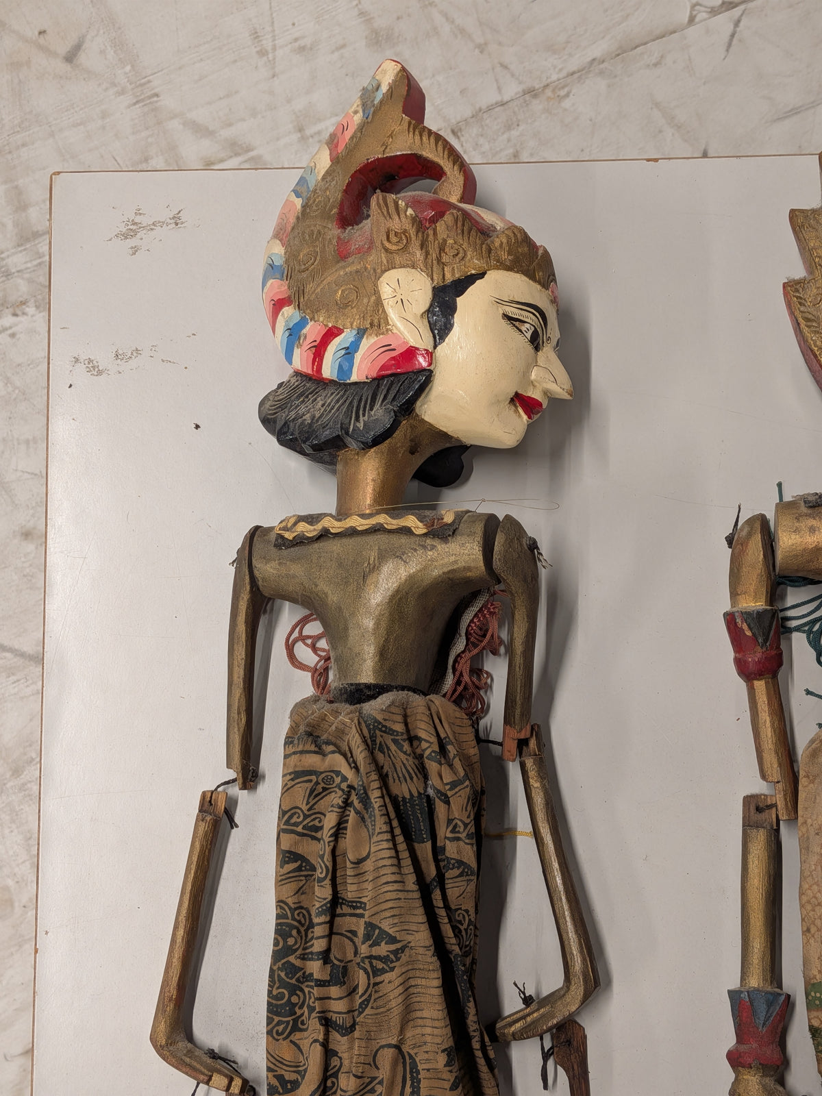 Wayang golek poppen (set van 2)