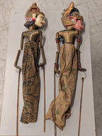 Wayang golek poppen (set van 2)