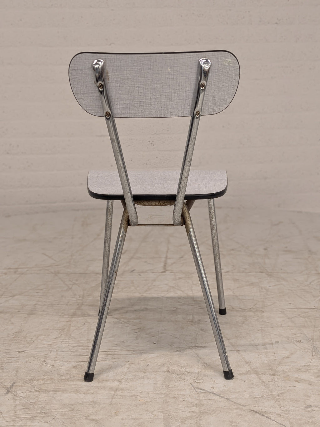 Formica keukenstoel grijs