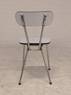 Formica keukenstoel grijs