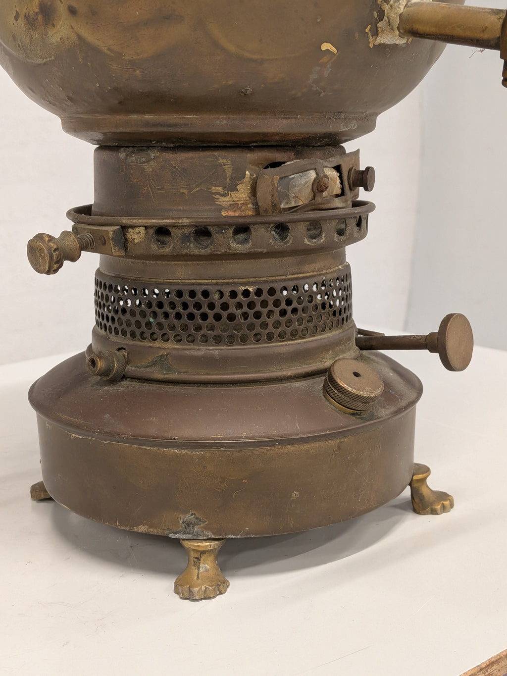 Russische samovar met theepotje, decoratief