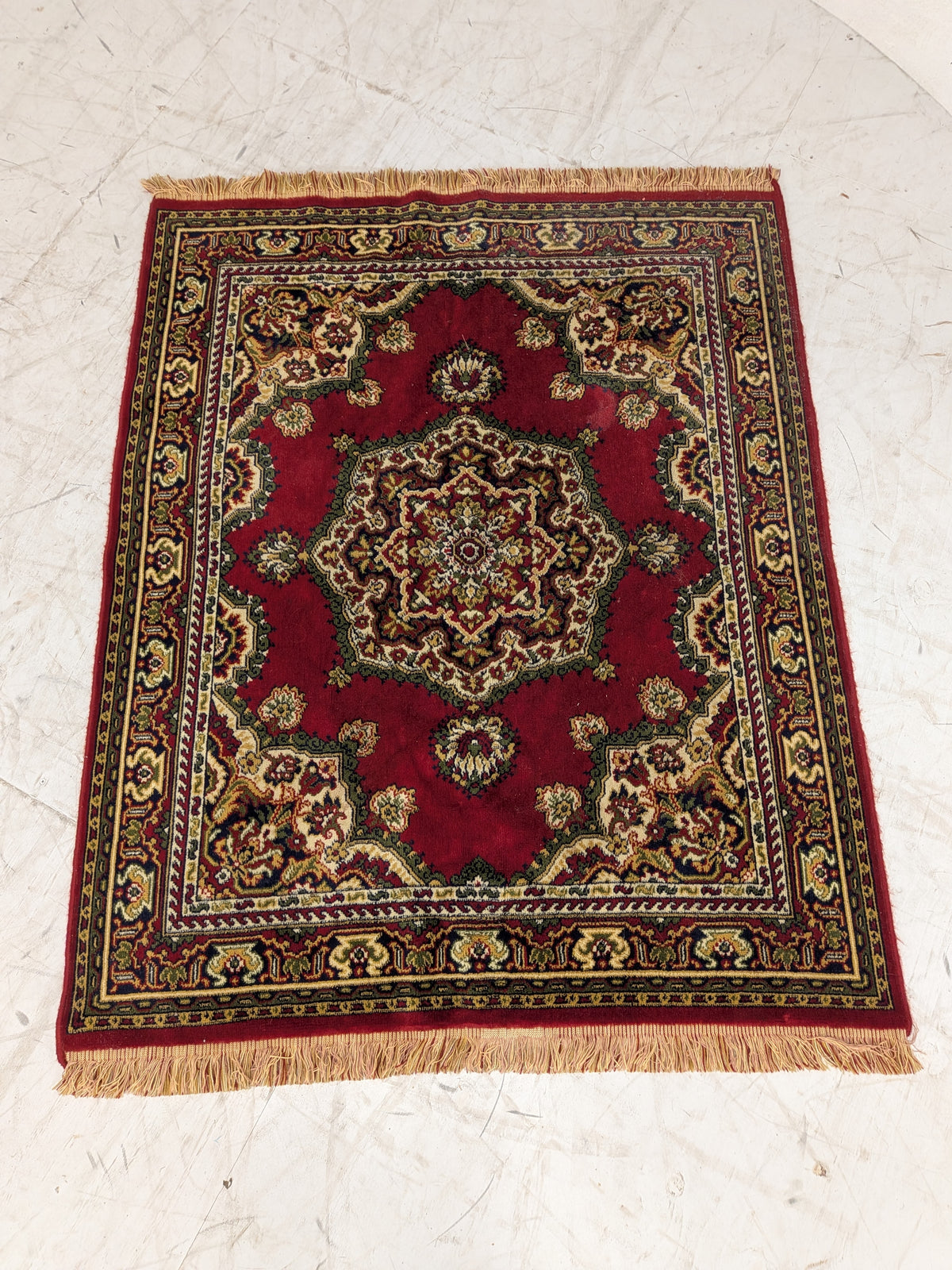Vloerkleed met Perzisch dessin, rood