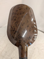 Vintage leeslamp wortelnootlook