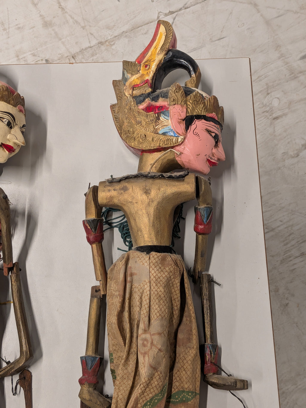 Wayang golek poppen (set van 2)