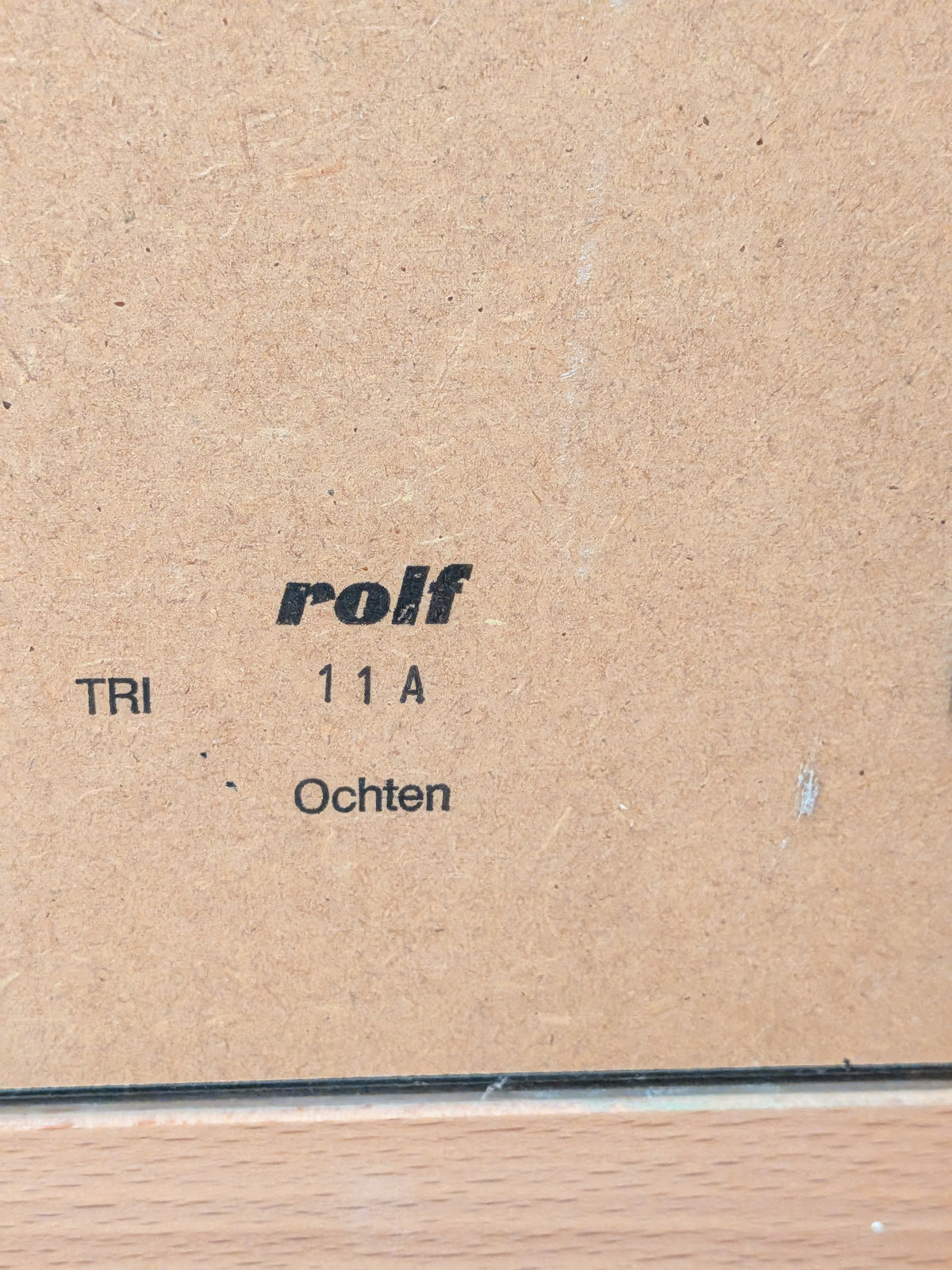 Vintage krijtbord van Rolf
