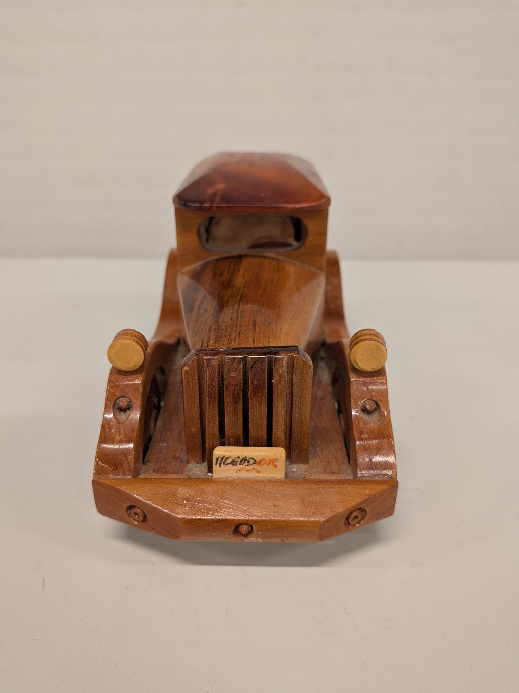Houten oldtimer voorzijde
