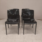Set van 4 Tiffany Chairs zwart