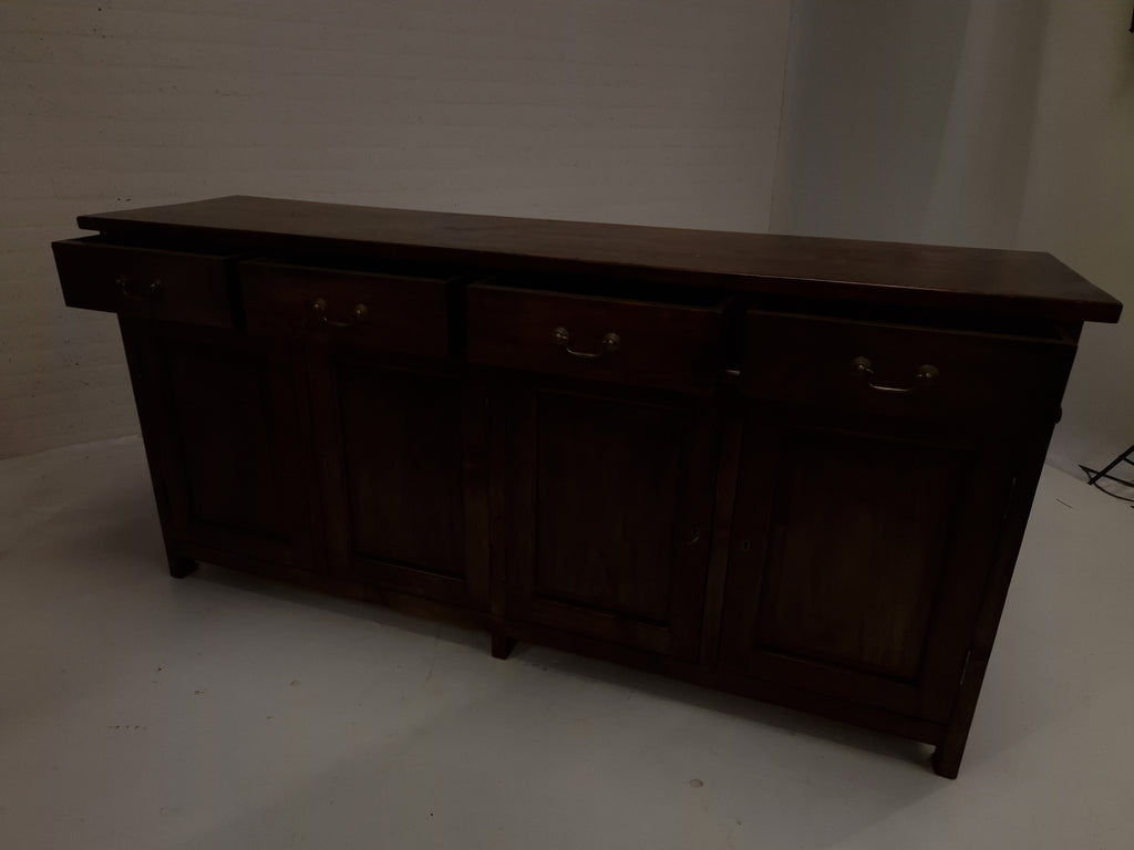 Dressoir, vier (!) Laden, 200x50x95cm