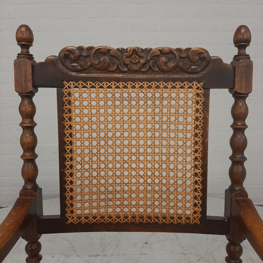 Vintage bibliotheekstoel