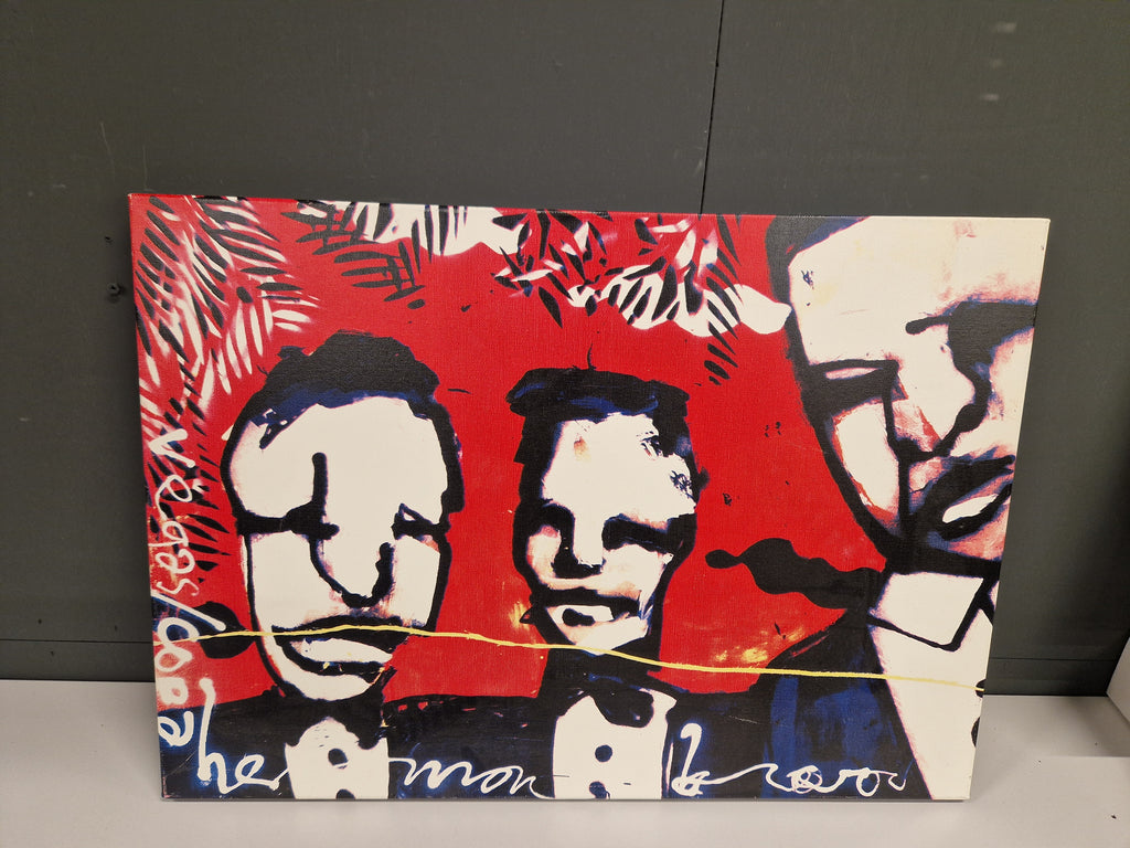 Herman Brood, reproductie op canvas