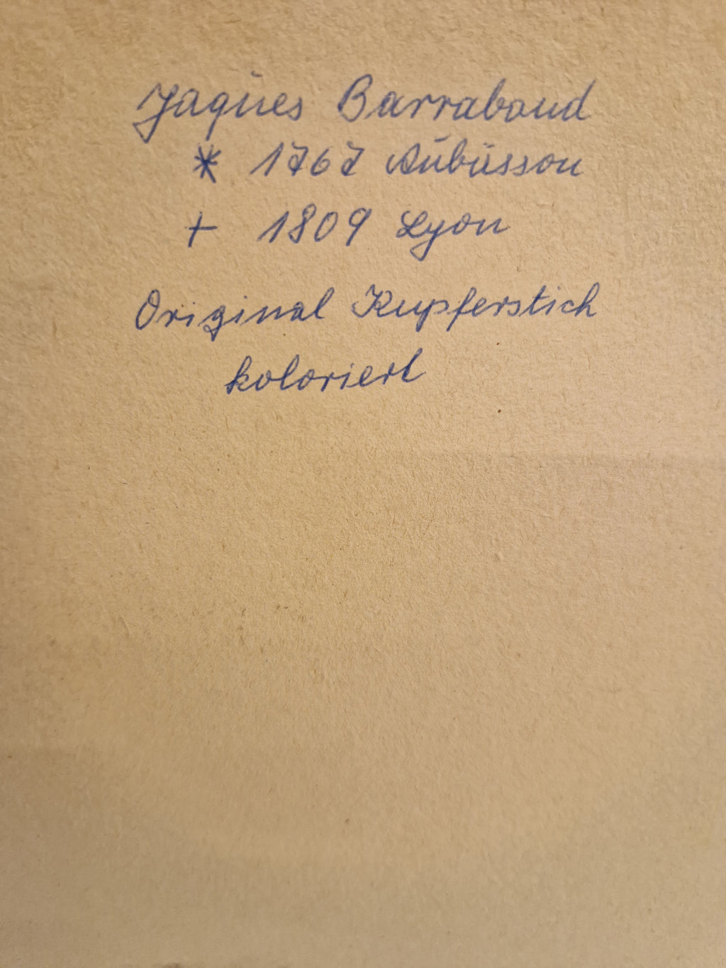 Jacques Barraband, 1767-1809, gravure oudtijds ingekleurd