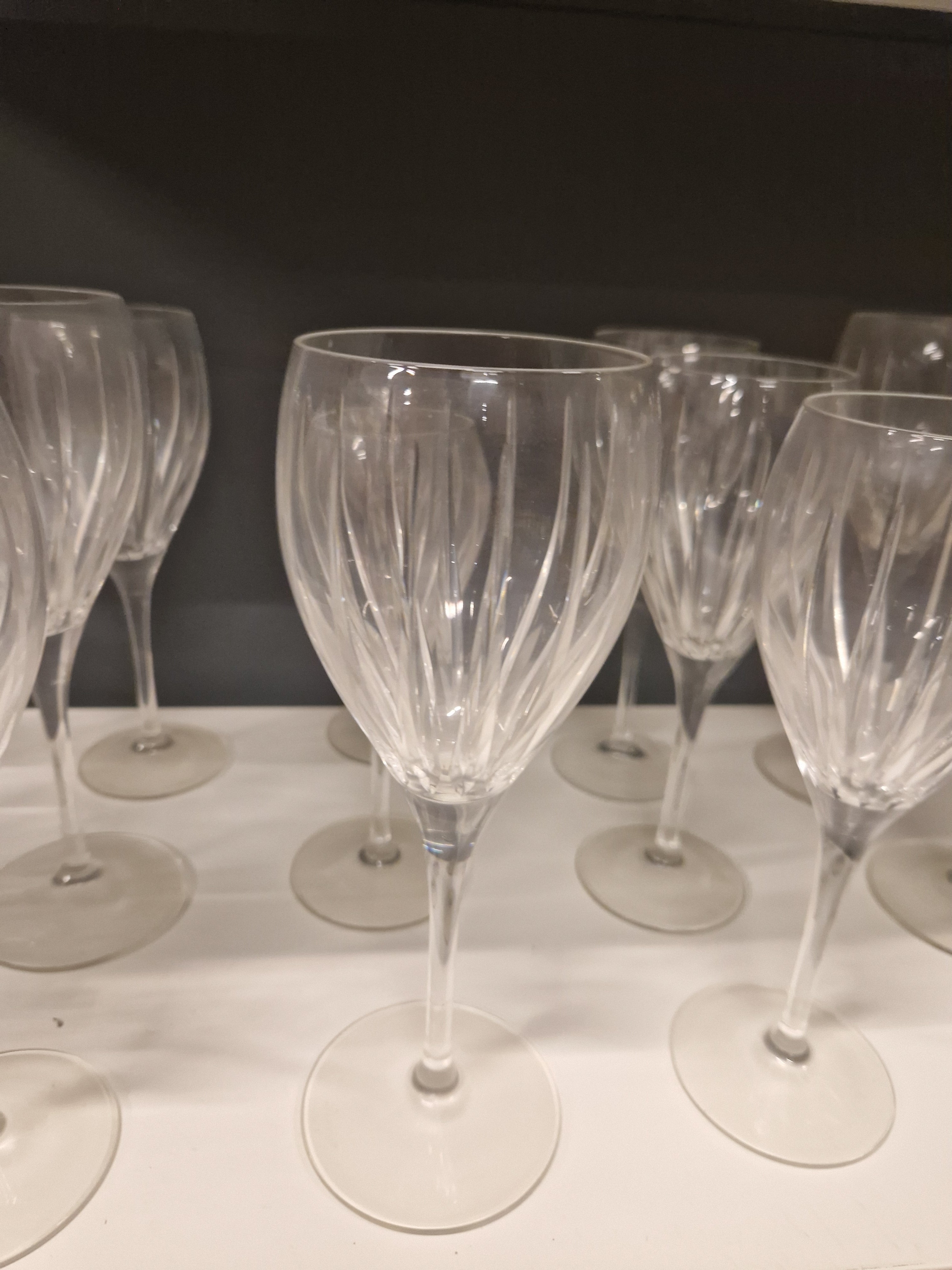 30 wijnglazen, retro Wedgwood