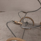 Vintage kinderwagen groen