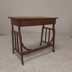 Eiken schrijftafel/ sidetable