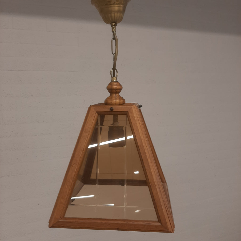 Vintage hanglamp piramidevorm
