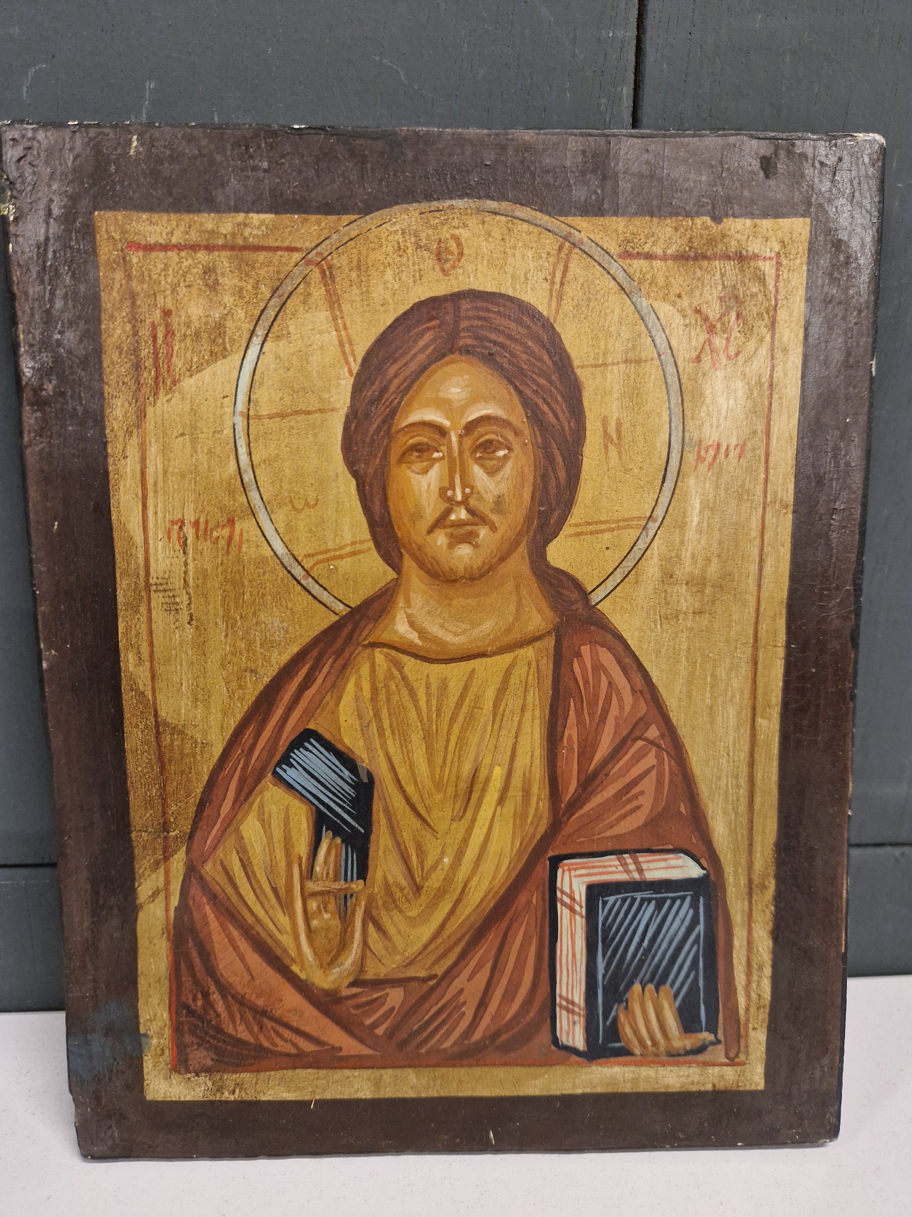 Handbeschilderde icoon