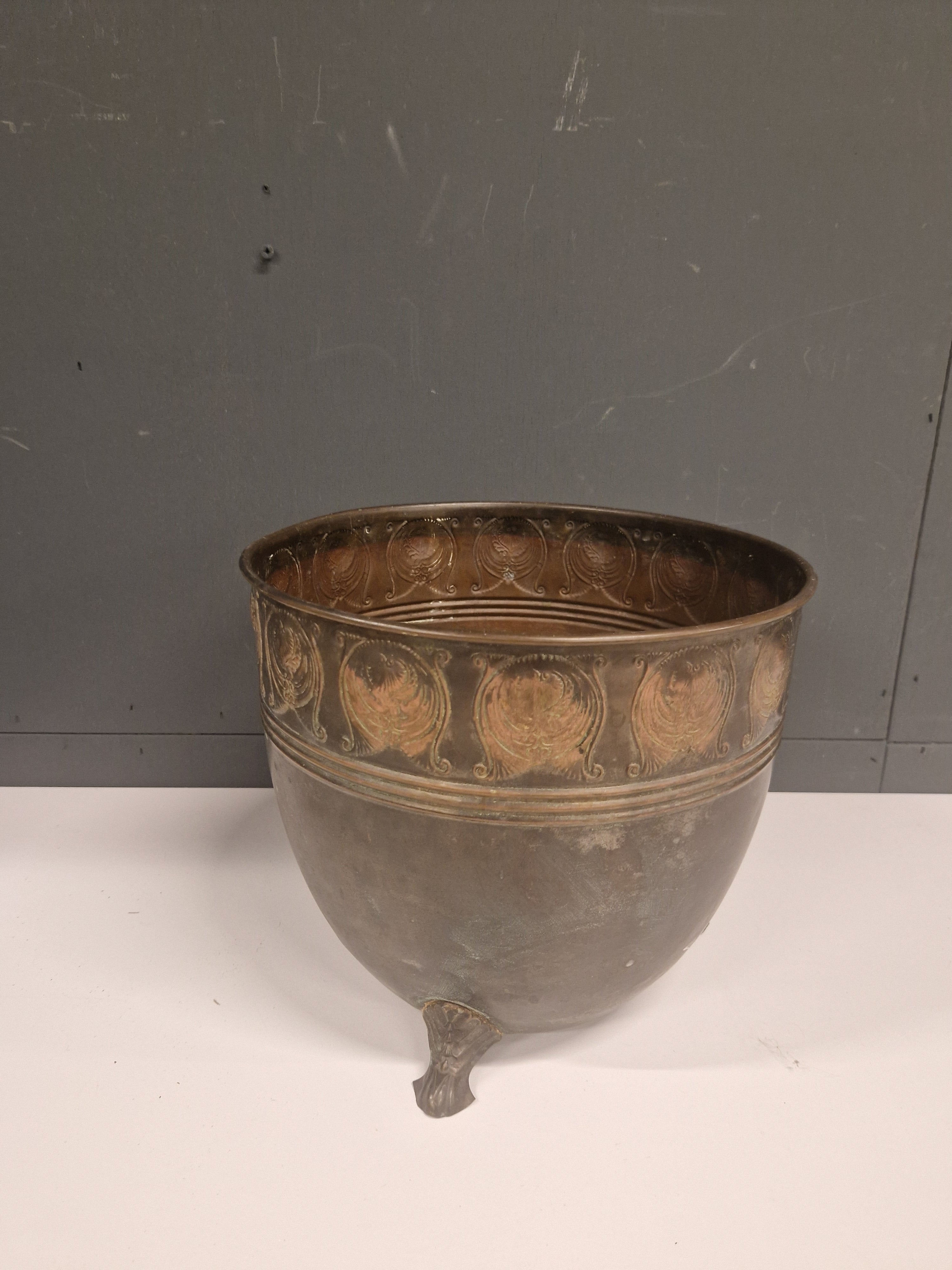 Antieke Jugendstil bloempot uit 1900 periode