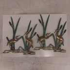 Metalen wanddecoratie kraanvogels p.st