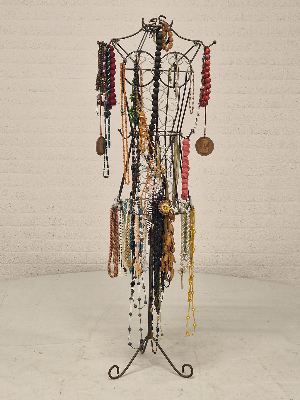 Metalen mannequin, vintage