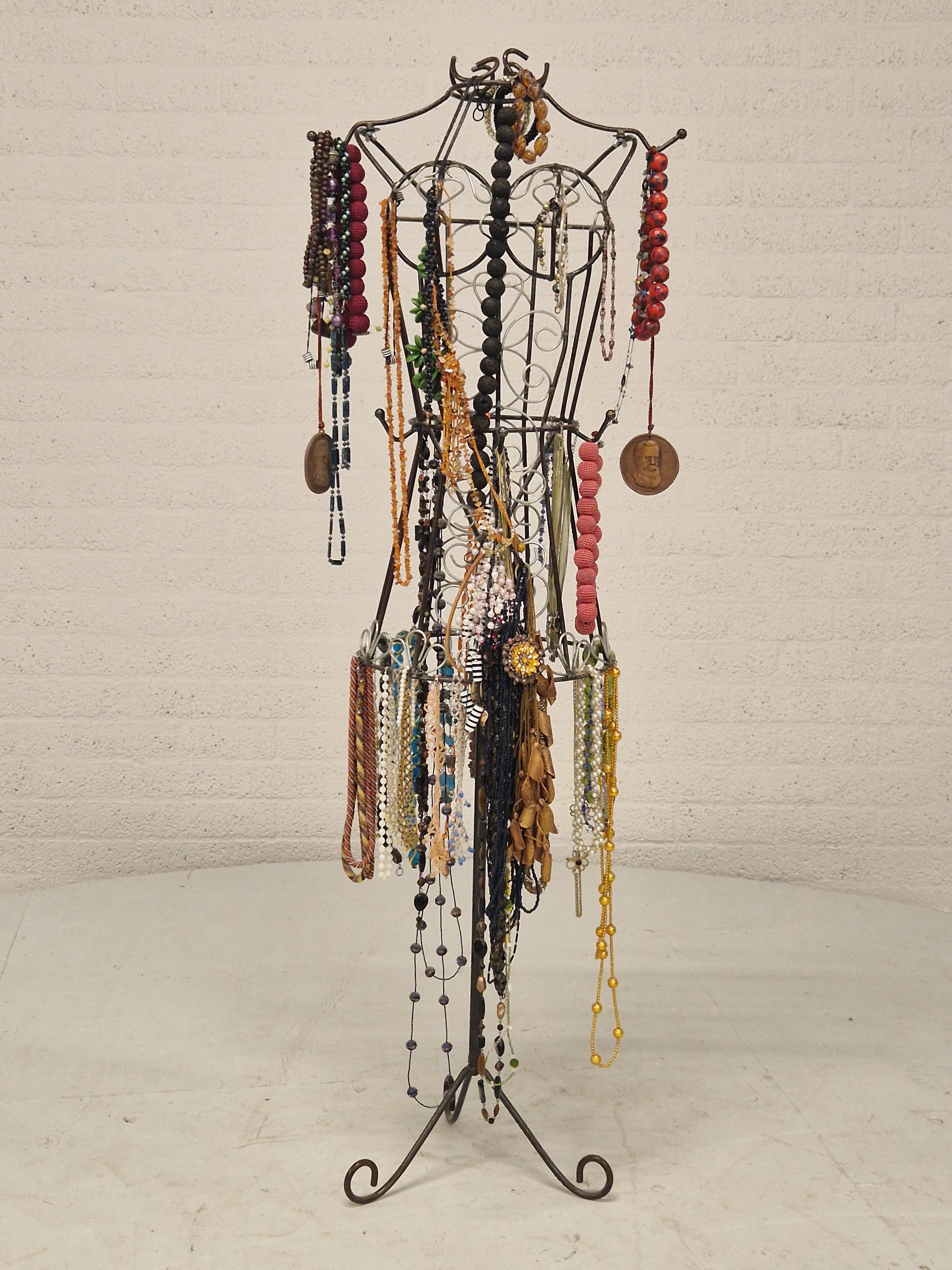 Metalen mannequin, vintage