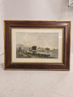 Gravure Windsort Castle door E Brandard