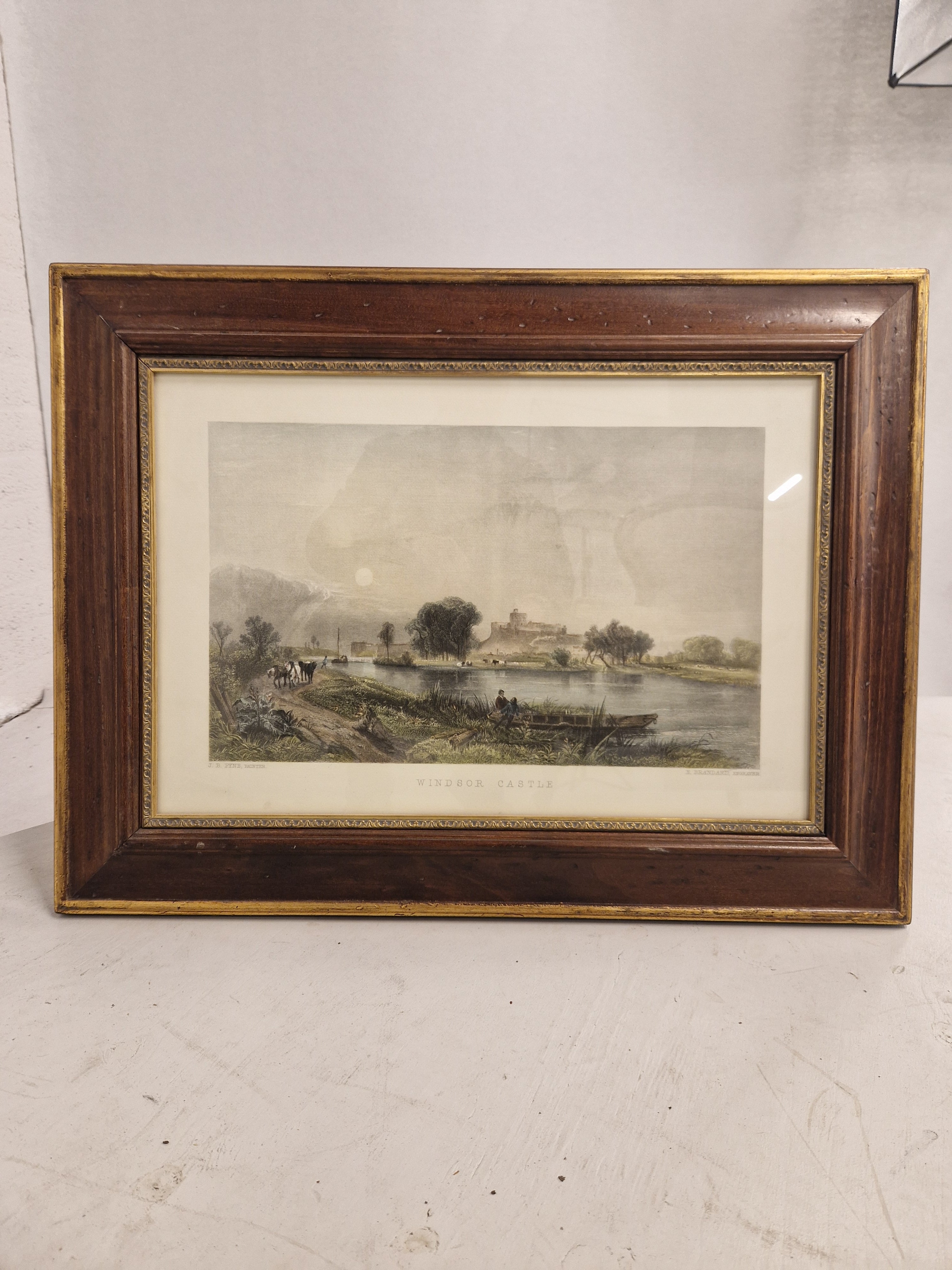 Gravure Windsort Castle door E Brandard
