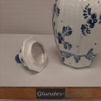 Delfts blauw dekselvaas