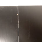 Zwarte 4 delig uitschuifbare tafel