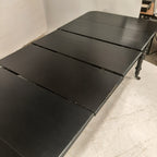 Zwarte 4 delig uitschuifbare tafel