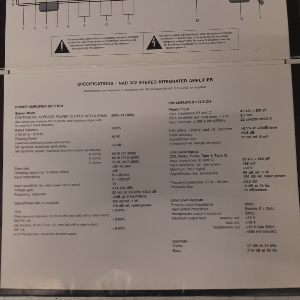 NAD 302 versterker